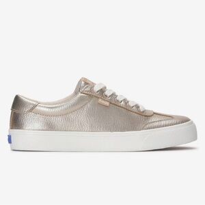 Keds Jump Kick T-Toe Metallic Leather Lace Up New in Box